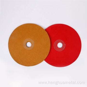 BUCKLE CLOTH BUFFING WHEEL FOR ALUMINUM COSMETIC SHELL